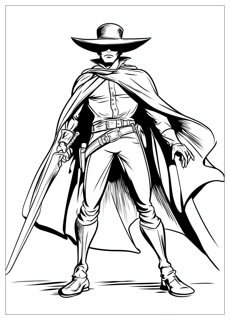 Disegni Zorro Da Colorare 13