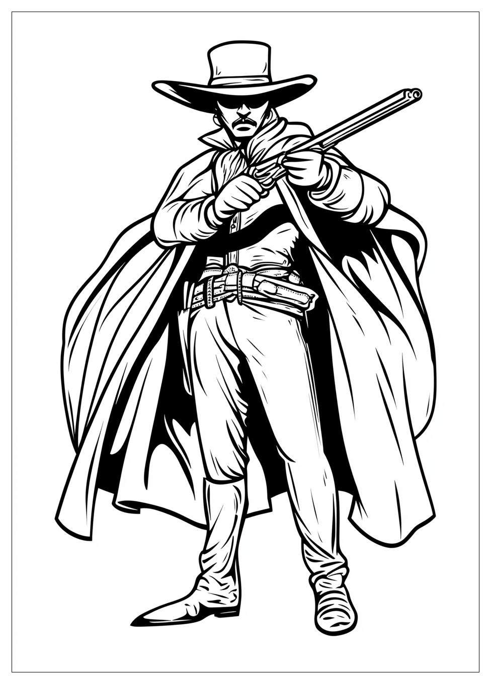 Disegni Zorro Da Colorare 17