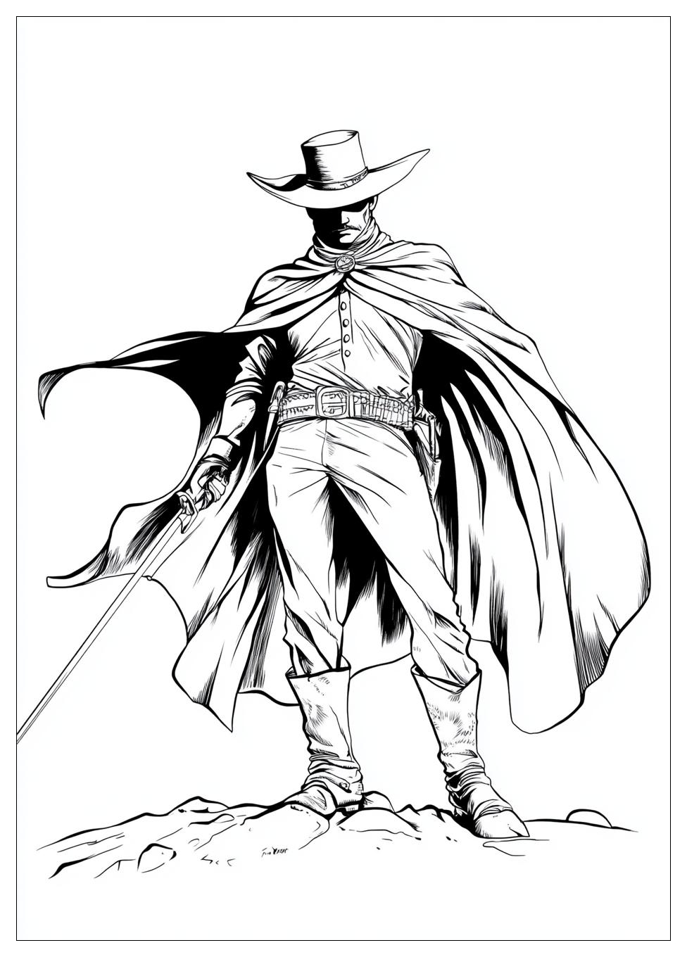 Disegni Zorro Da Colorare 18