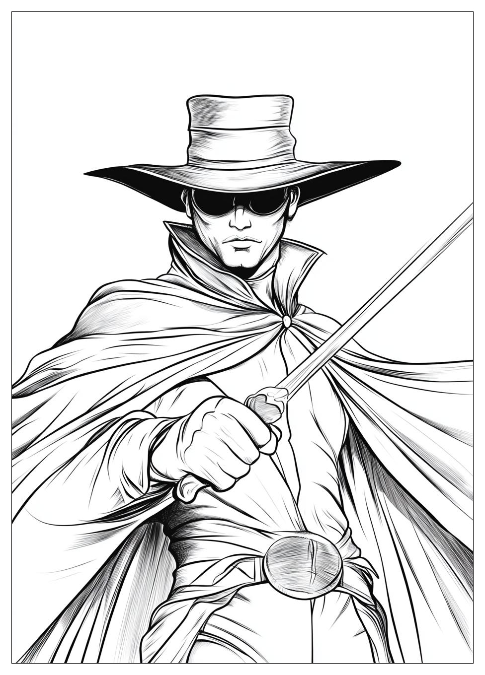 Disegni Zorro Da Colorare 19