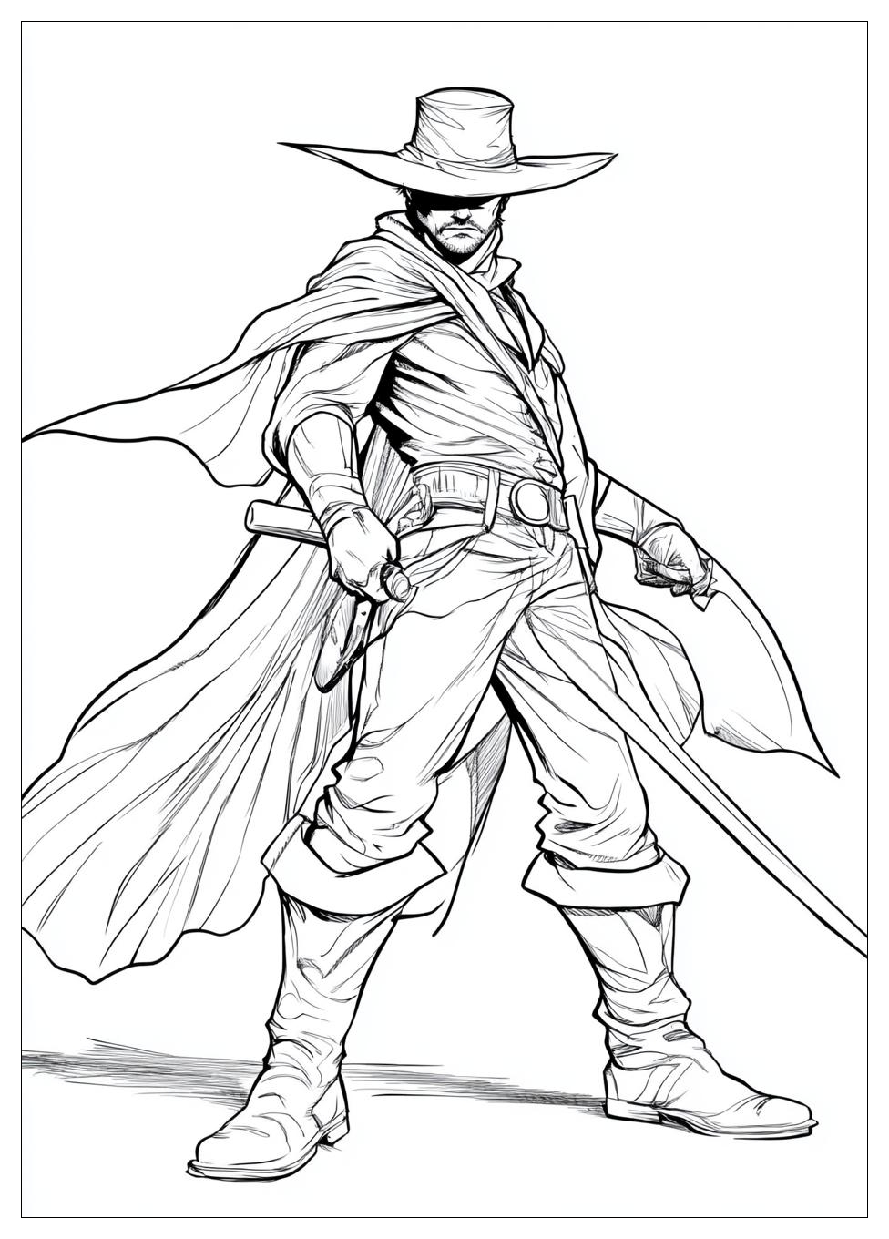 Disegni Zorro Da Colorare 9