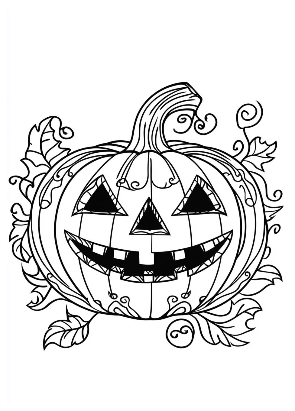 Disegni Zucca Halloween Da Colorare 1